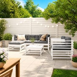 Practical 7 Piece Garden Lounge Set for Outdoor Relaxation