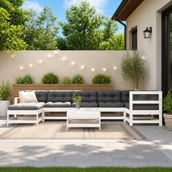 Versatile 8-Piece Lounge Set for Your Garden Needs