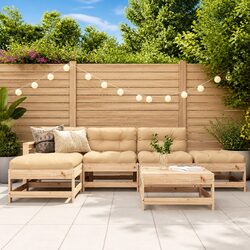 Practical 6 Piece Garden Lounge Set for Everyday Use