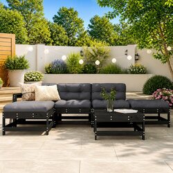 Versatile 6 Piece Outdoor Lounge Set for Your Home