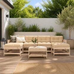 Practical 7 Piece Outdoor Lounge Set for Your Patio