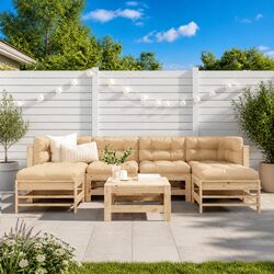 Practical Garden Lounge Set for Everyday Use Outdoors