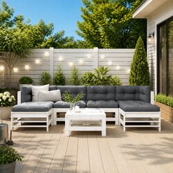 Practical 7-Piece Garden Lounge Set for Your Home