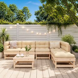 Practical 7 Piece Lounge Set for Your Outdoor Needs