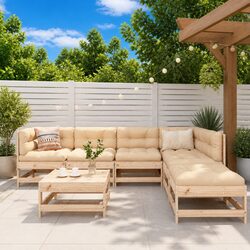 Versatile 7-Piece Garden Lounge Set for Outdoor Use