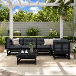 Durable 6 Piece Lounge Set for Your Outdoor Space
