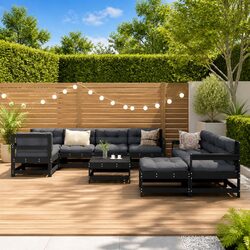 Versatile 10-Piece Garden Lounge Set for Every Occasion