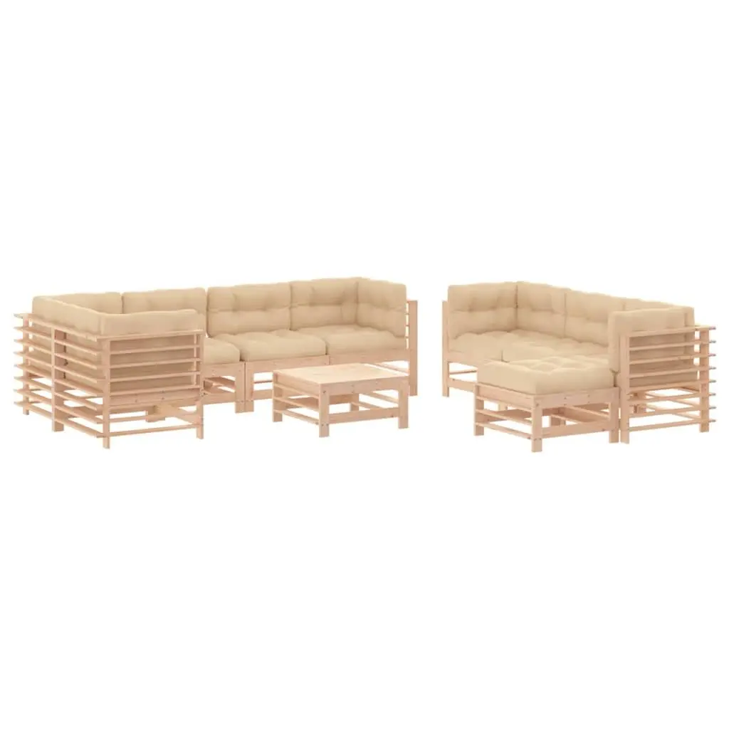10 Piece Lounge Set for Outdoor Spaces