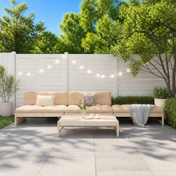 Versatile 4-Piece Outdoor Lounge Set with Soft Cushions