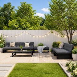 6-Piece Lounge Set: Practical Outdoor Seating Solution