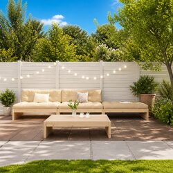 Functional Garden Lounge Set for Family Gatherings