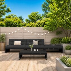 Practical 4 Piece Outdoor Lounge Set for Any Space