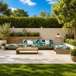Practical 5-Piece Lounge Set for Your Outdoor Space