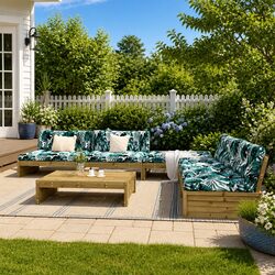 Practical 6-Piece Lounge Set for Your Outdoor Areas