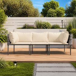 Practical 3 Piece Lounge Set for Your Outdoor Space