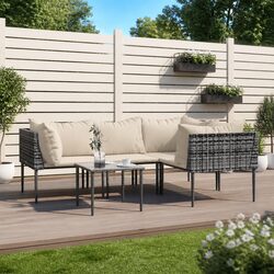 Practical 5 Piece Lounge Set for Outdoor Enjoyment