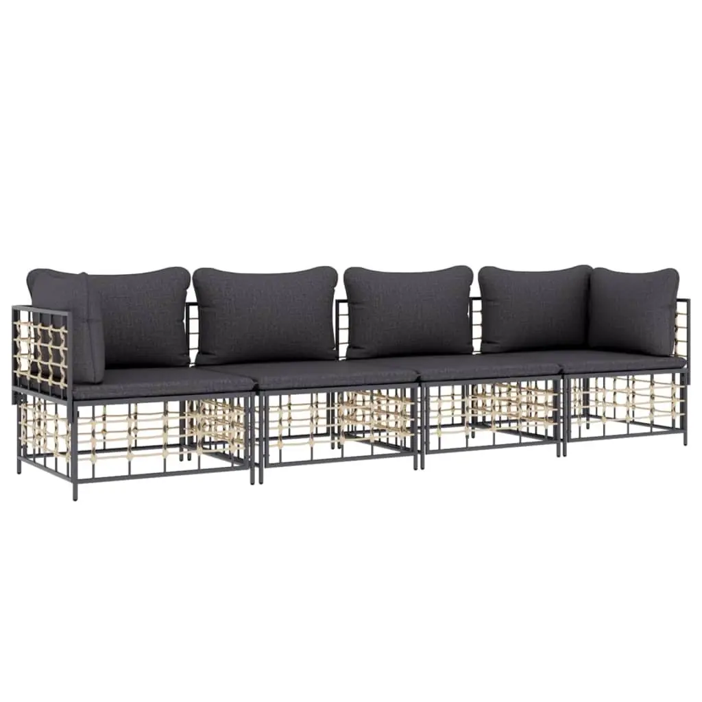 4-Piece Outdoor Lounge Set for Relaxation