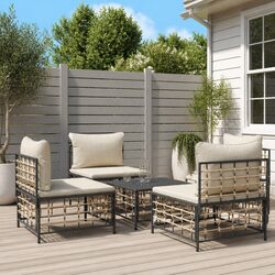 Versatile 5 Piece Outdoor Seating Set for Relaxation