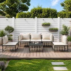 Versatile 6-Piece Garden Lounge Set for Any Outdoor Area