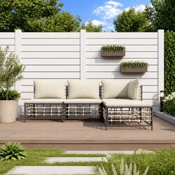 Practical 4-Piece Outdoor Lounge Set for Any Space