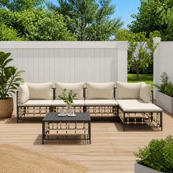 Versatile 6-Piece Garden Lounge Set for Your Patio