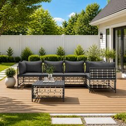 Versatile 6-Piece Lounge Set for Your Outdoor Living