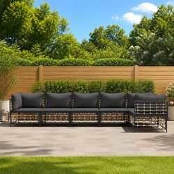 6-Piece Garden Lounge Set for Versatile Outdoor Use