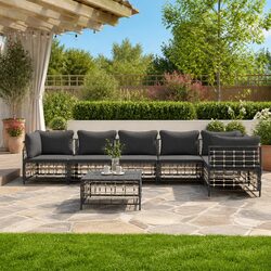 Versatile 7 Piece Outdoor Lounge Set for Gatherings