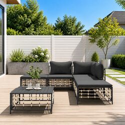 Versatile 6 Piece Lounge Set for Your Outdoor Living Area