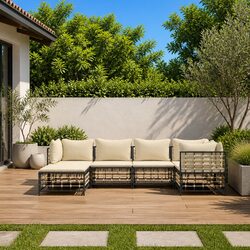 Perfect for Patios: 6-Piece Garden Lounge Set