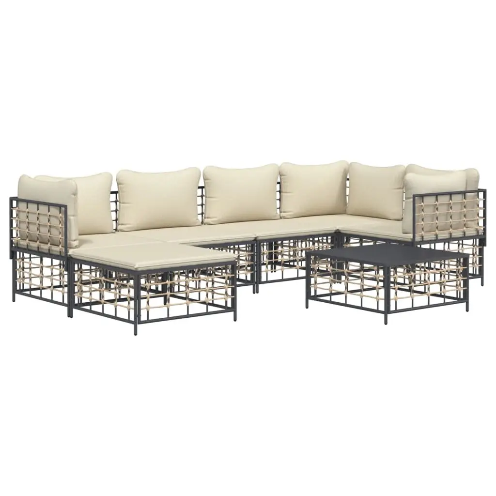 7-Piece Lounge Set for Outdoor Relaxation