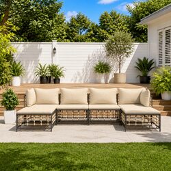 Versatile 6-Piece Lounge Set for Any Outdoor Setting