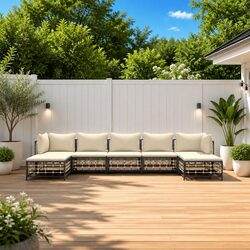 Versatile 7-Piece Lounge Set for Any Outdoor Space