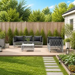 Perfect for Your Garden: 6-Piece Lounge Set