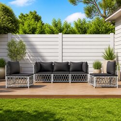 5-Piece Modular Lounge Set for Your Outdoor Enjoyment