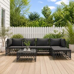 Perfect for Patio: 6-Piece Modular Garden Lounge Set