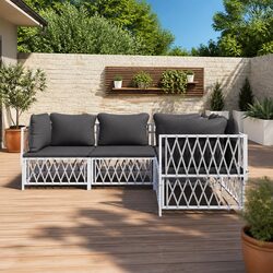 Practical 4 Piece Lounge Set for Your Outdoor Gatherings