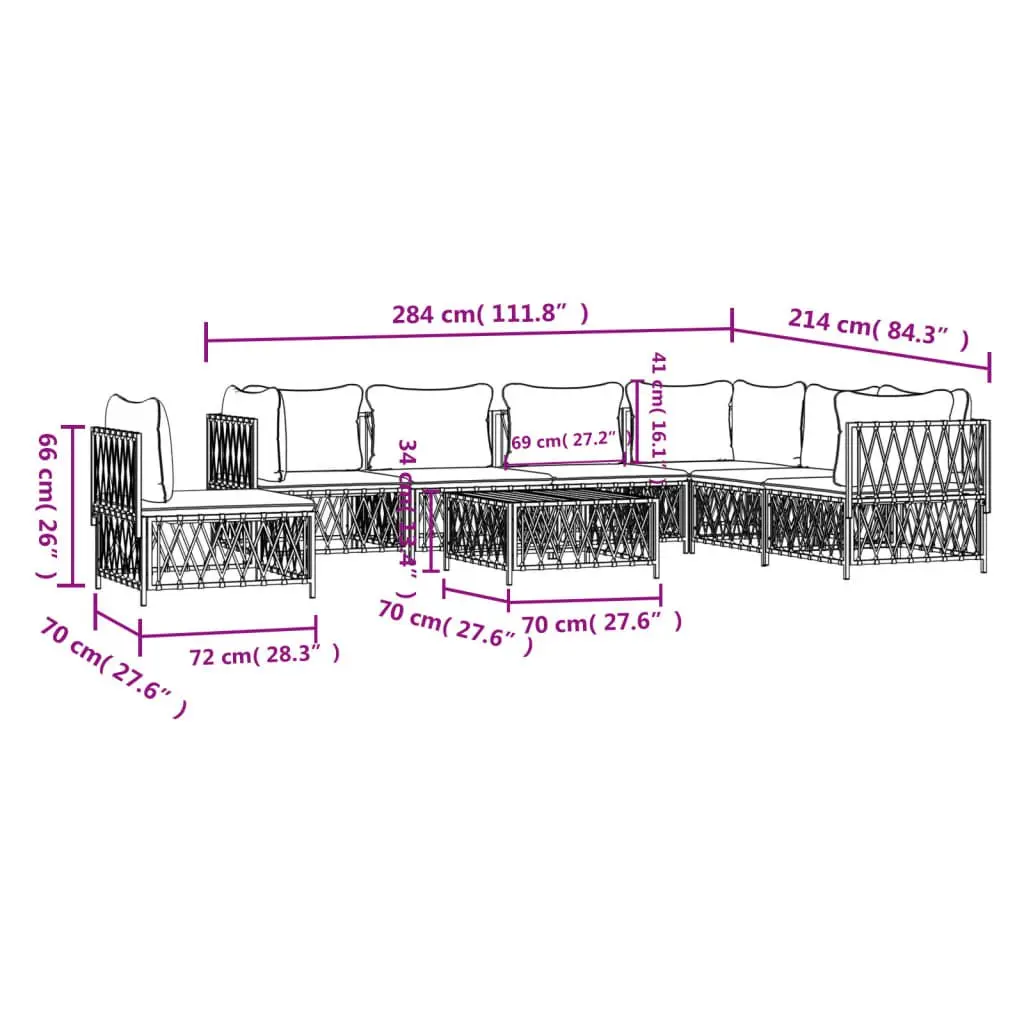 Modular Lounge Set for Outdoor Living