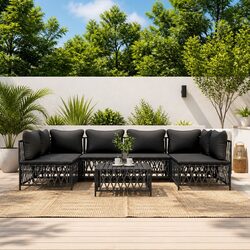 Perfect for Outdoor Gatherings: 7-Piece Lounge Set