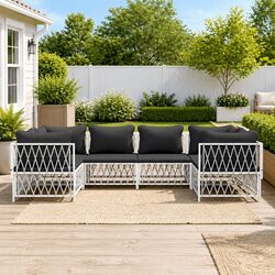 Versatile 6 Piece Garden Lounge Set for Outdoor Spaces