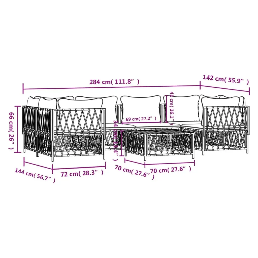 7-Piece Lounge Set for Outdoor Gatherings