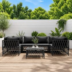Practical 7-Piece Lounge Set for Your Outdoor Needs