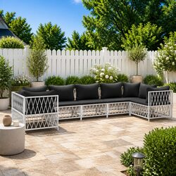 Practical 7 Piece Garden Lounge Set for Your Home