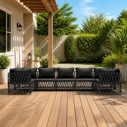 Versatile 7-Piece Garden Lounge Sofa Set