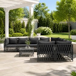 Versatile 9-Piece Garden Lounge Set for Your Space