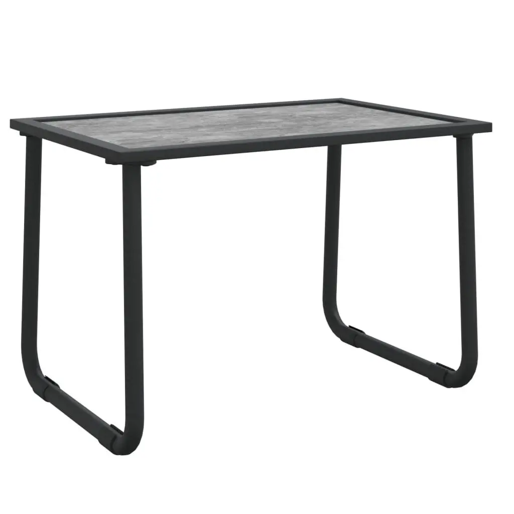 Outdoor Lounge Set Steel Frame Textilene Fabric 4 Piece Anthracite