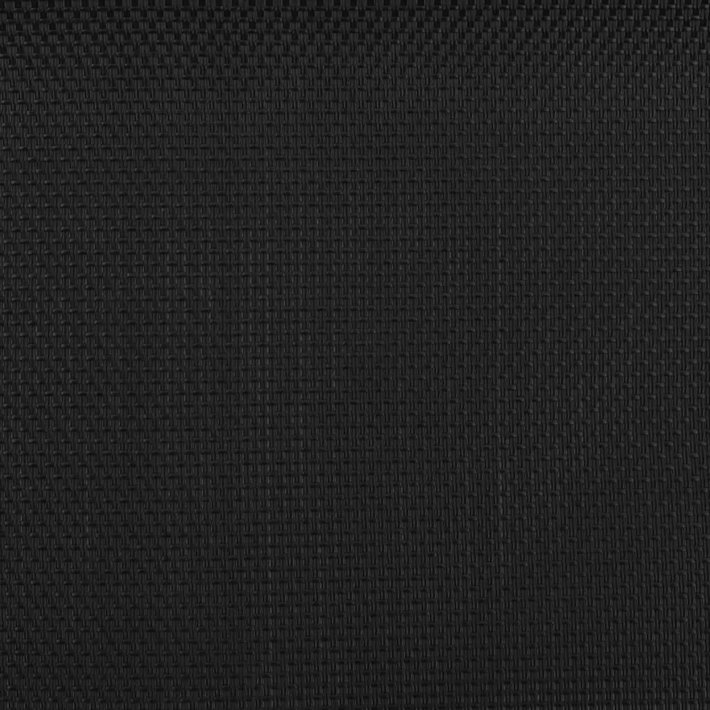 Outdoor Lounge Set Steel Frame Textilene Fabric 4 Piece Anthracite