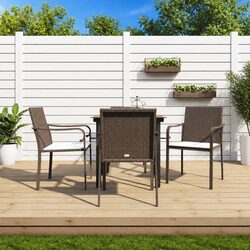 Functional 5 Piece Outdoor Dining Set with Comfort