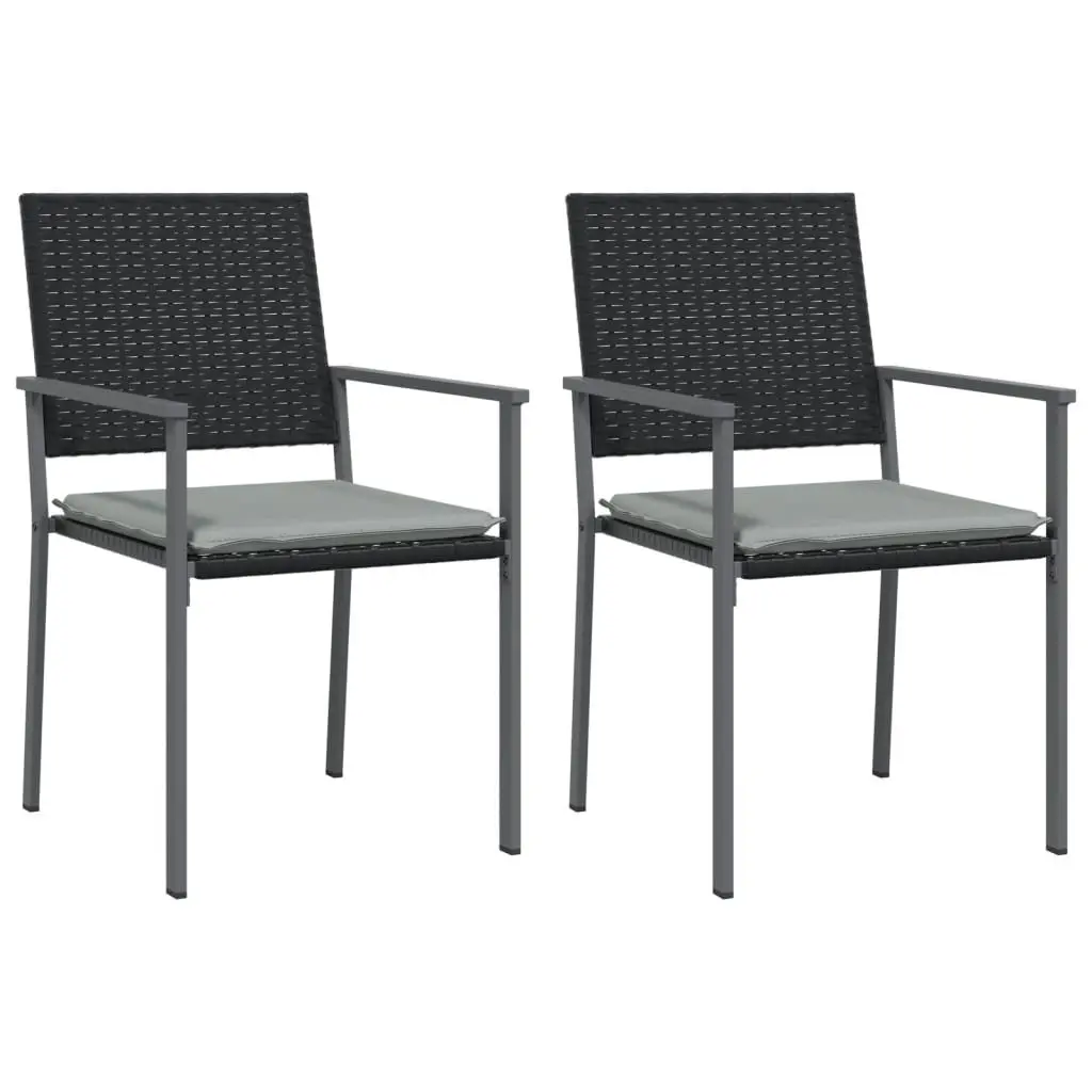 Garden Dining Set 3 Piece Outdoor Furniture Patio Table Chair with Cushions