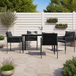 Functional 5-Piece Garden Dining Set for Outdoor Use